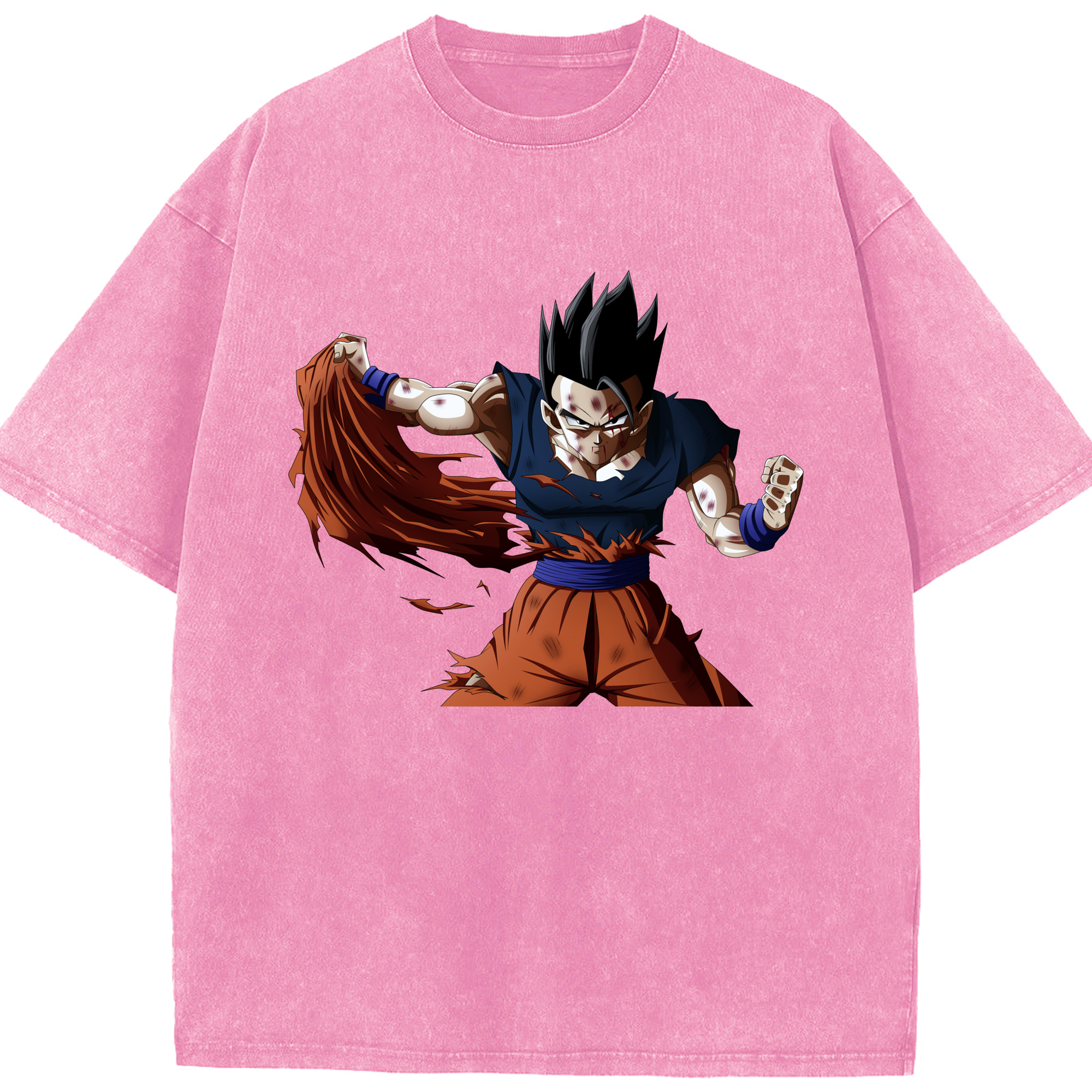 （画像用） ドラゴンボール ベジータ四世（Bejīta Yonsei）DRAGON BALL Vegeta IV 綿100% ヴィンテージ風 半袖Tシャツ（フロントプリント）